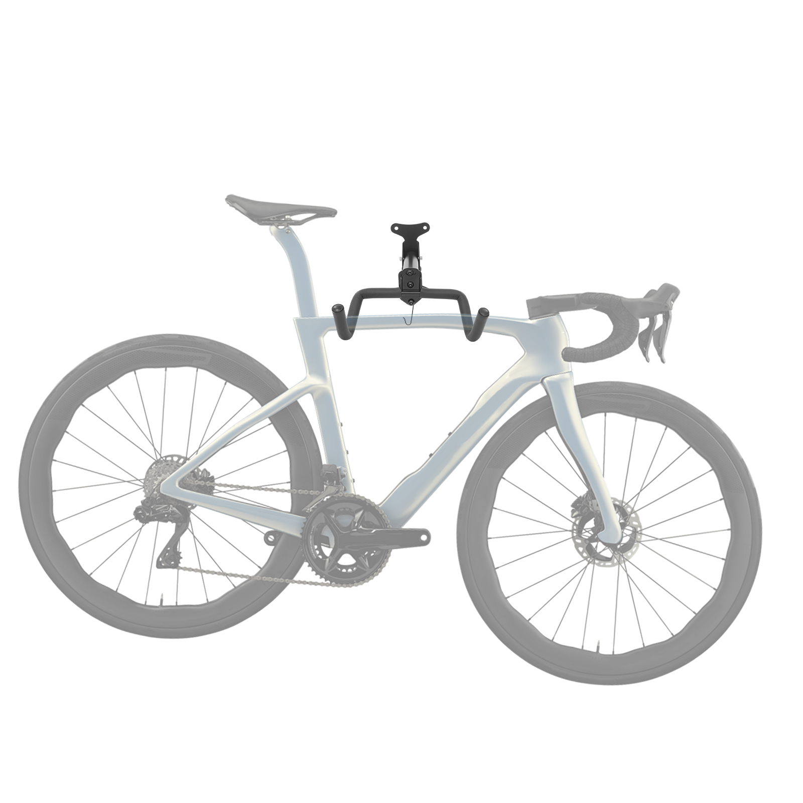 Cycling Gear Wall Hanger - Wall Mount Bicycle Holder 66lbs, Adjustable