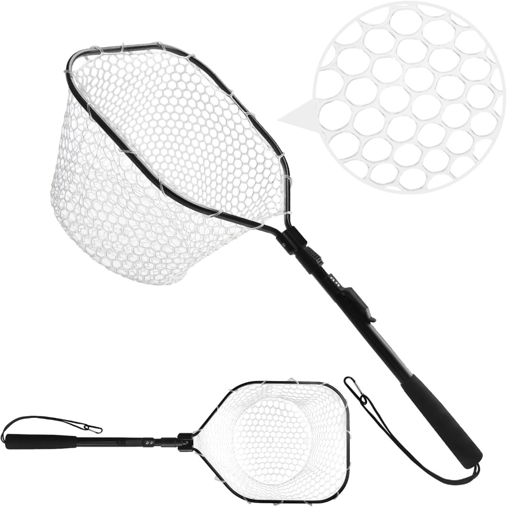 Cycling Landing Gear - Fly Fishing Landing Net Soft Rubber