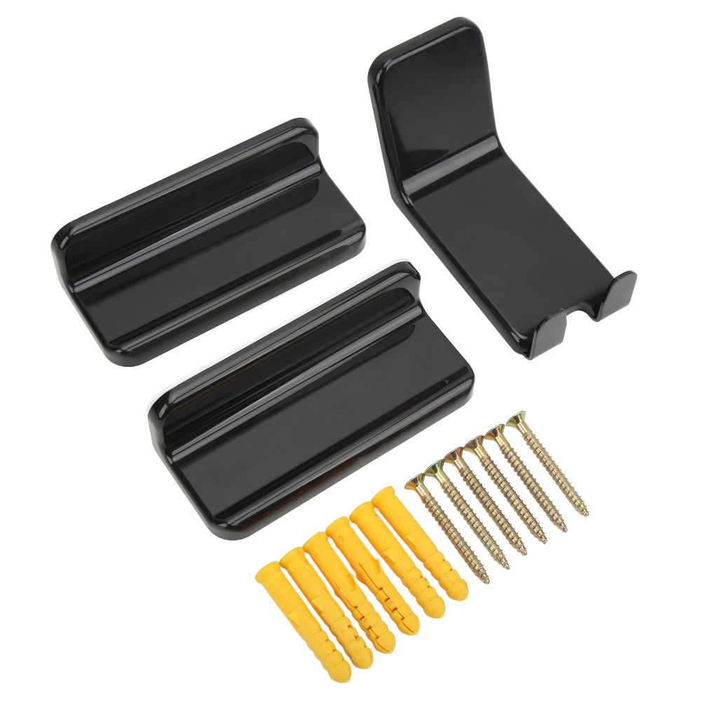 Cycling Gear Wall Hanger - Durable Black Wall Bike Rack carbon