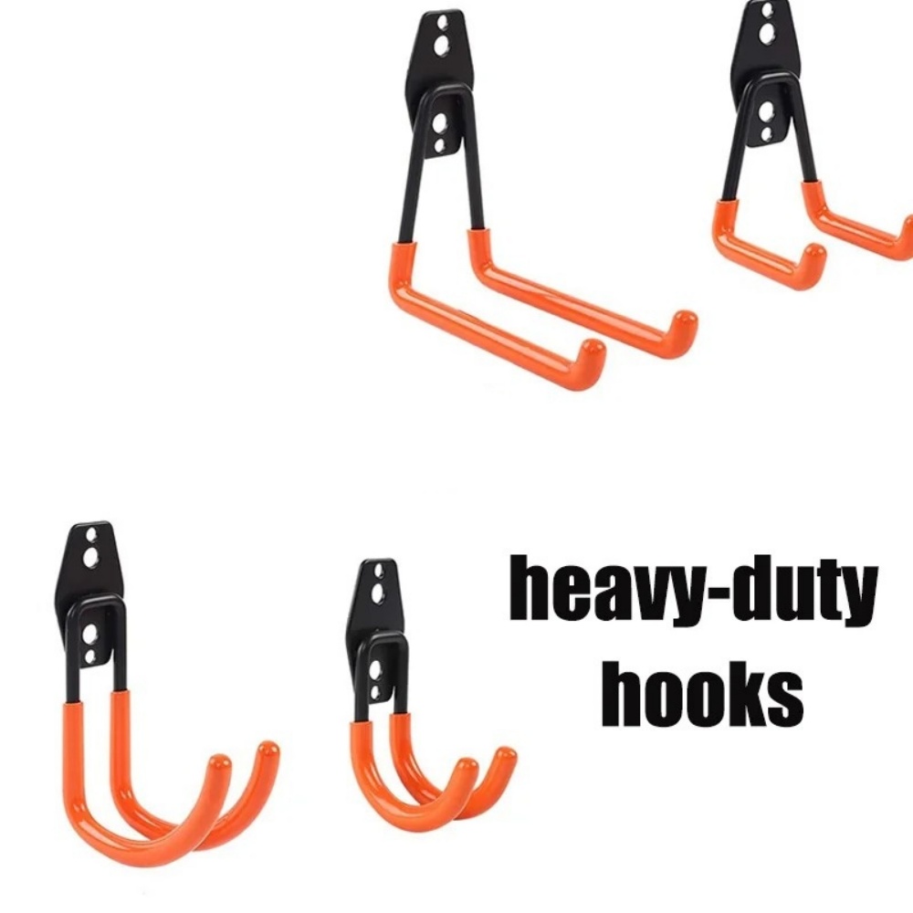 Cycling Gear Wall Hanger - Heavy Duty Metal Bike Wall Mount