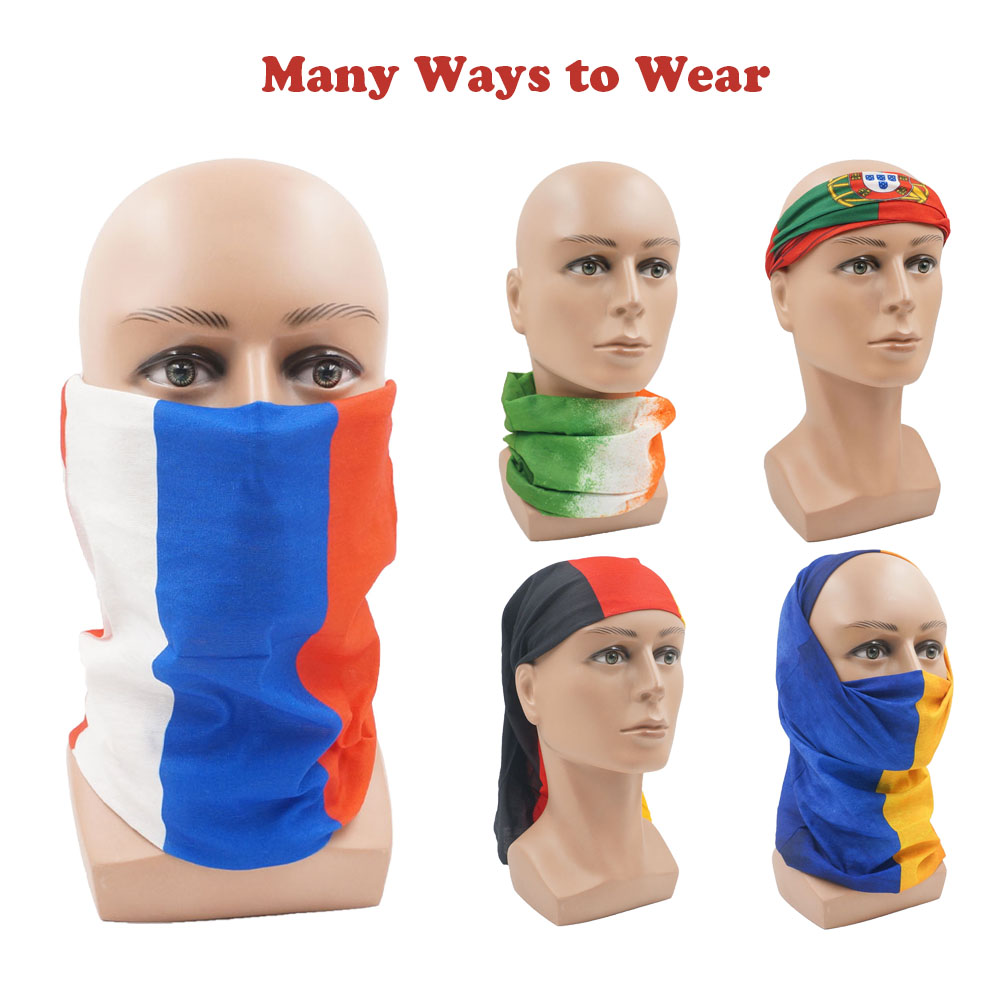 Cycling Gears - European Countries Face & Neck Gaiter