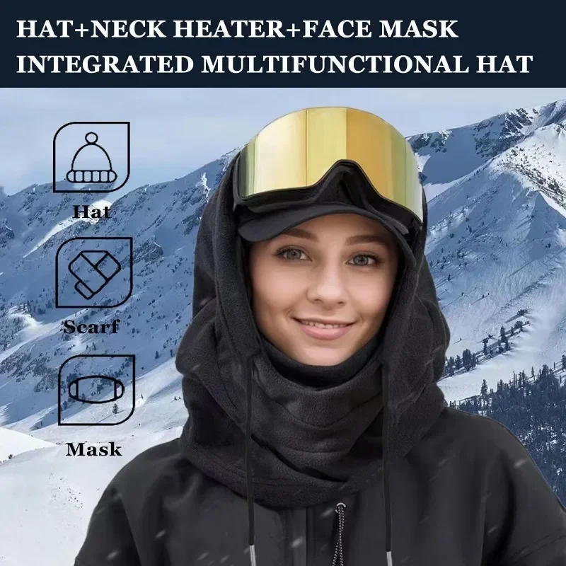 Mens Plush Lining Beanie Winte - Cycling Gear To Keep You Warm 评论和价格