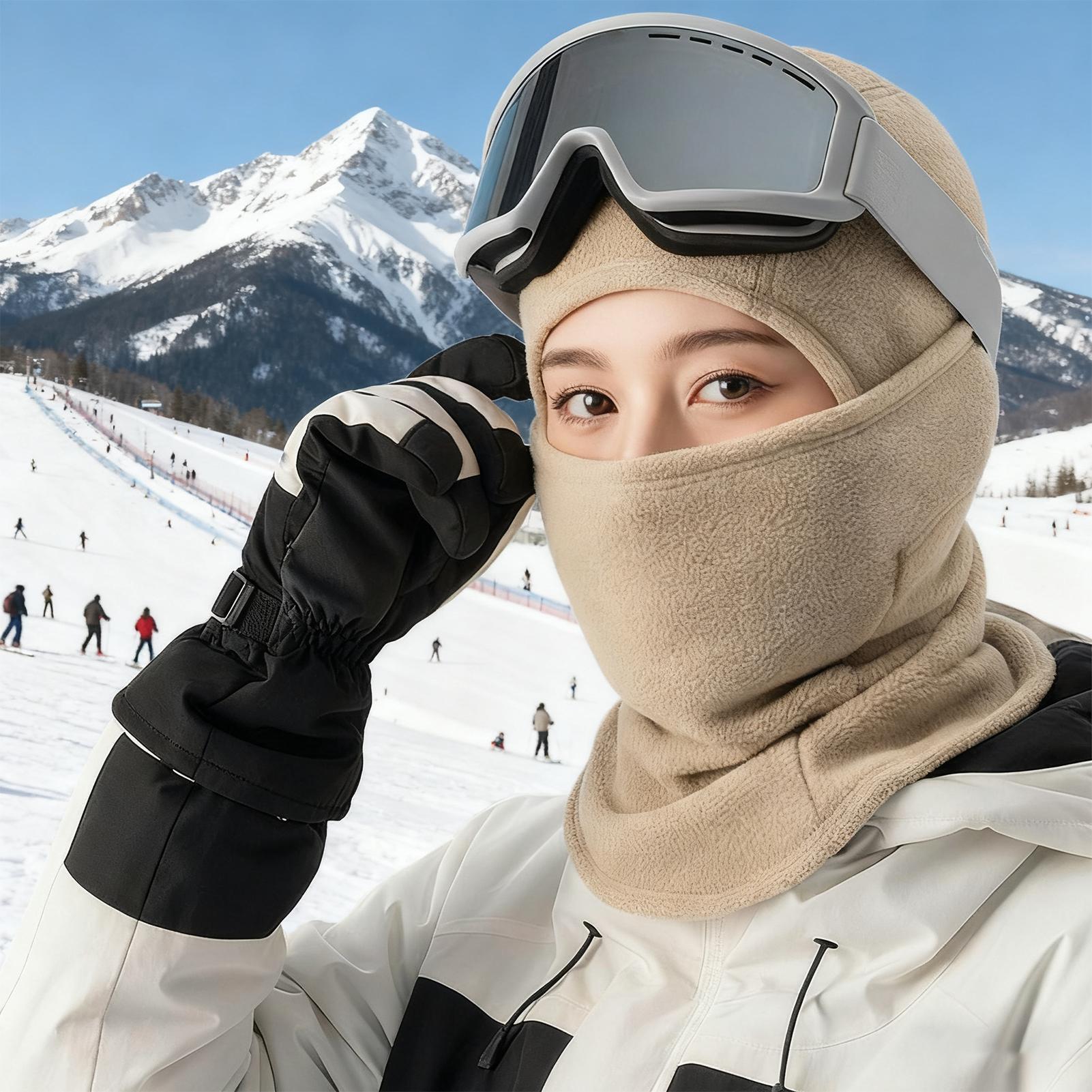 Beanie Hat Neck Warmer Hood Ge - Cycling Gear For Cold Weather 评论和价格