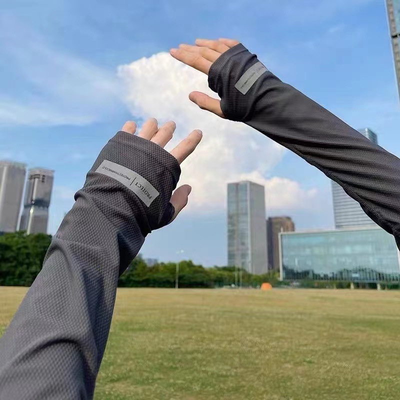 1Pair Unisex UV Cooling Sun Ar - Cycling Gears 评论和价格