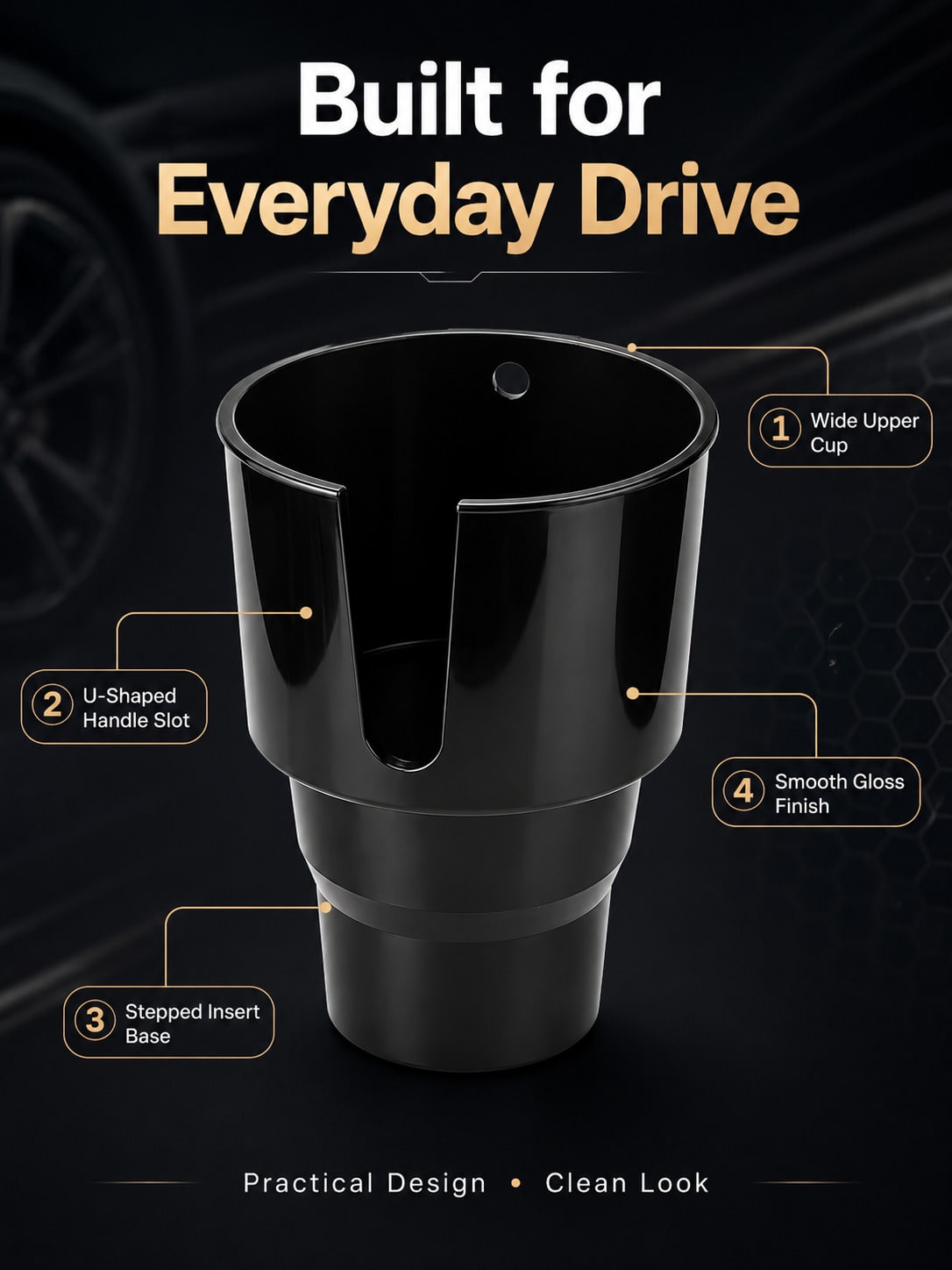 Car Cup Holder Expander Adapte - Water Bottle Holder 评论和价格