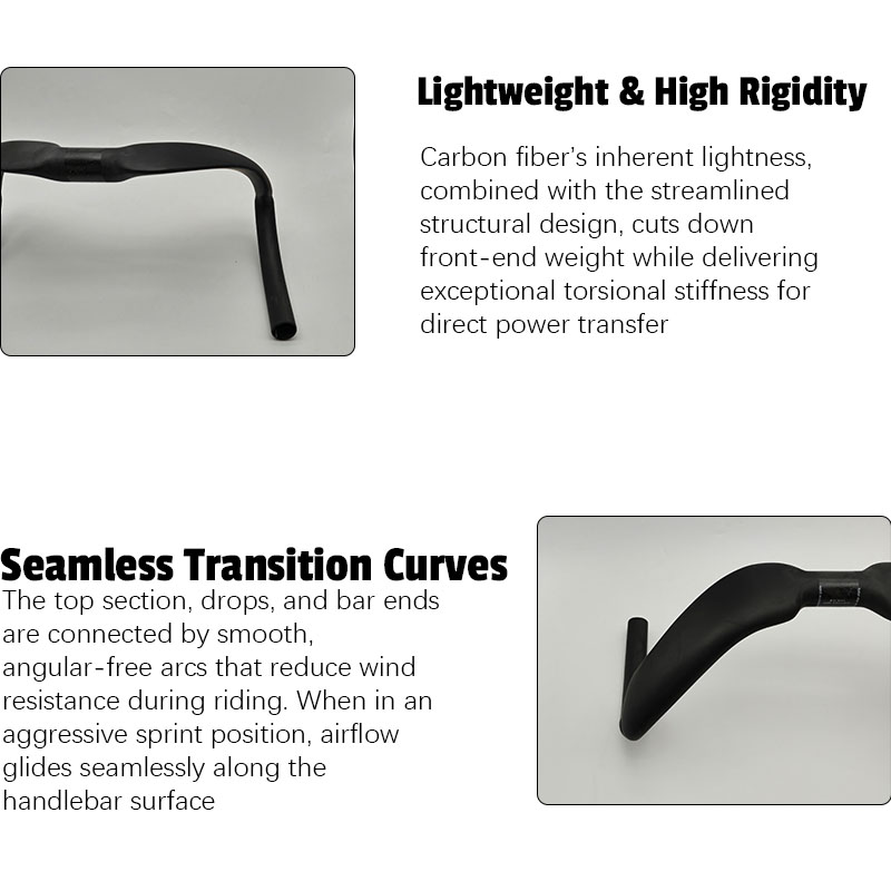 31.8mm Matte Black Carbon Fibe - Cycling Gear Black 评论和价格