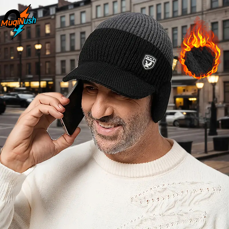 MuqiNush Winter Warm Beanie wi - Cycling Gear For Cold Weather 评论和价格