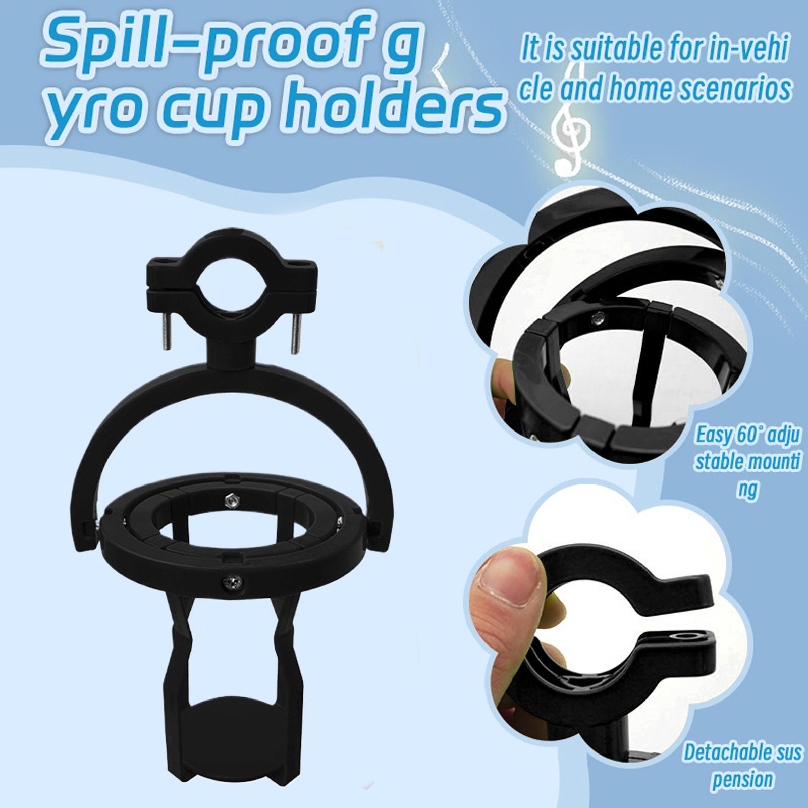 Gyro Cup Holder Self Leveling  - Water Bottle Holder 评论和价格