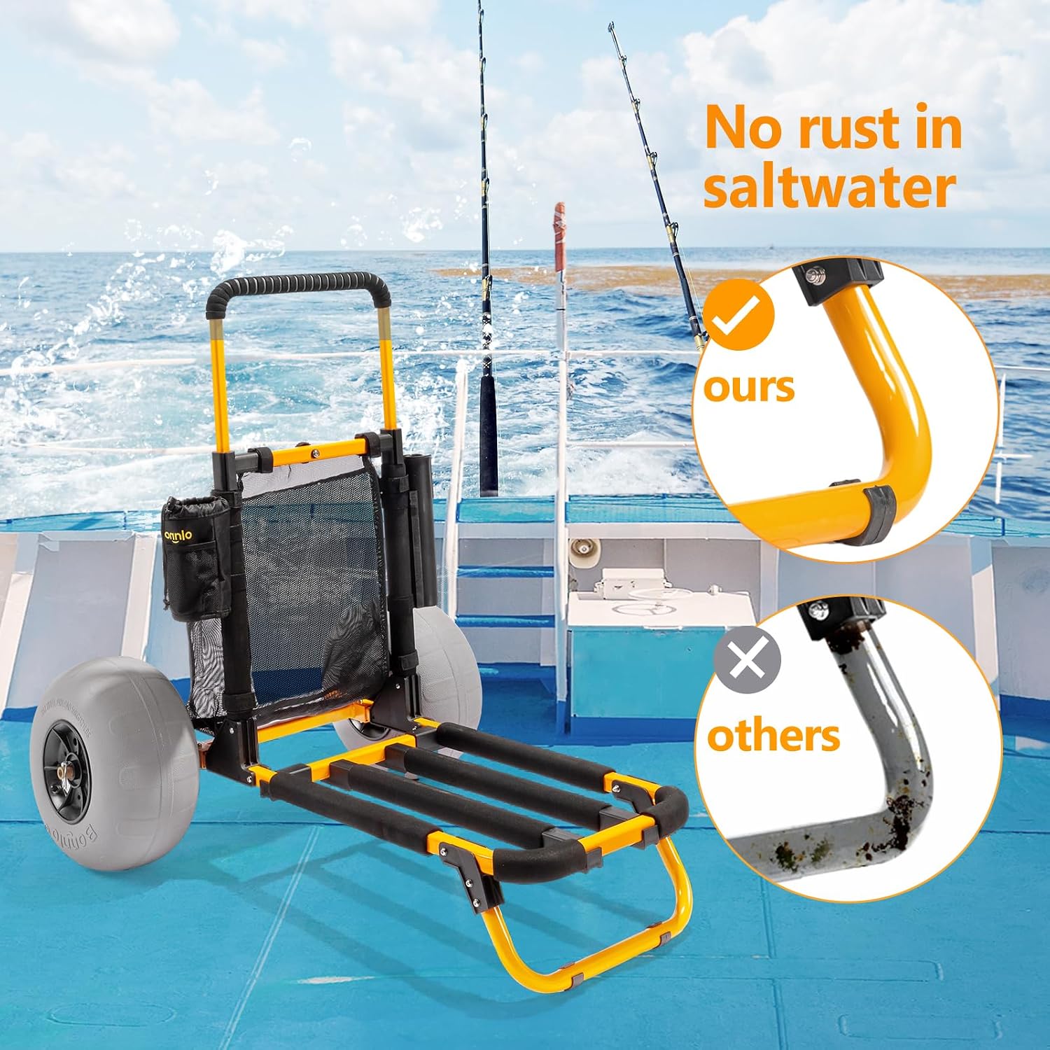 Bonnlo Beach Fishing Cart, Bea - Water Bottle Holder 评论和价格