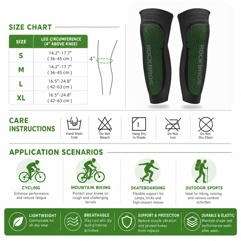 ROCKBROS Cool Sport Legs MTB C - Cycling Gears 评论和价格