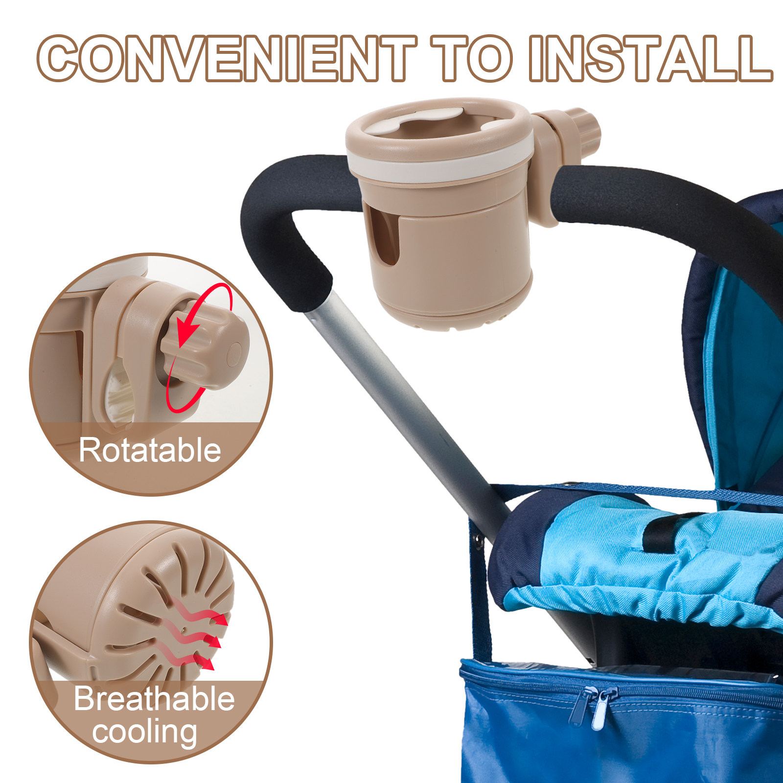 Mic Stand Cup Holder Adjustabl - Water Bottle Holder 评论和价格