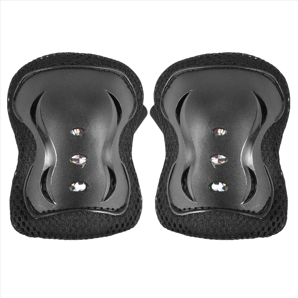 【black huodong】2X Knee Pad Elb - Cycling Gear Black 评论和价格